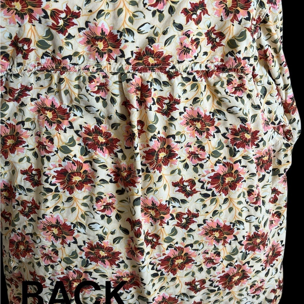 Torrid PreLoved 3/4 Sleeve Floral Print Women's Plus Top - Picture 8 of 8